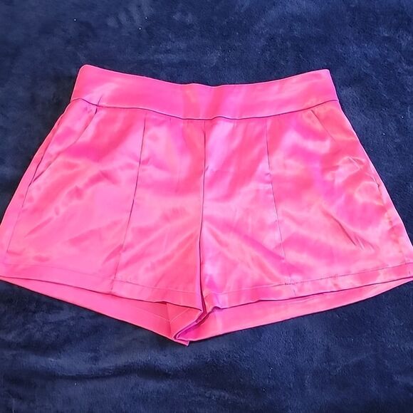 Pants - Pink Silky Shorts NWOT
